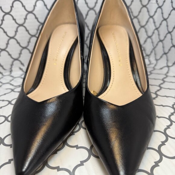 ZARA BASIC COLLECTION Black Block Heel Pumps - Picture 3 of 9